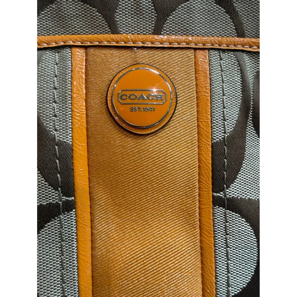 Vintage Coach Monogam Crossbody